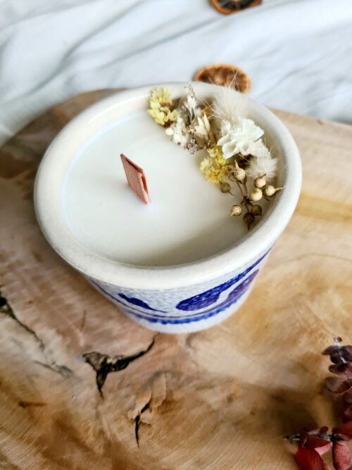 Bougie fleurs séchées "Margot" – Image 3