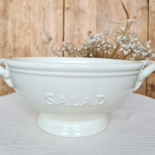 Passoire à salade faïence écru