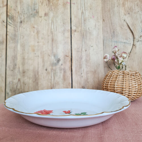 Assiette Sèvres Rose Rétro - Charme Vintage à Votre Table – Image 3