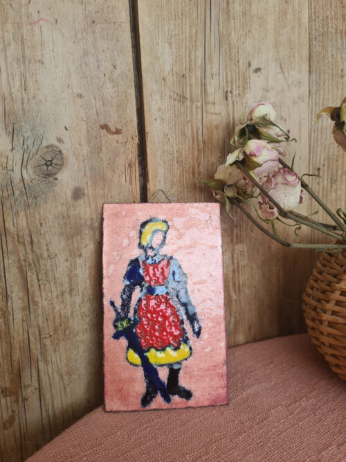 Ensemble d'Émaux sur Cuivre Chevalier - Artisanat Exceptionnel – Image 6