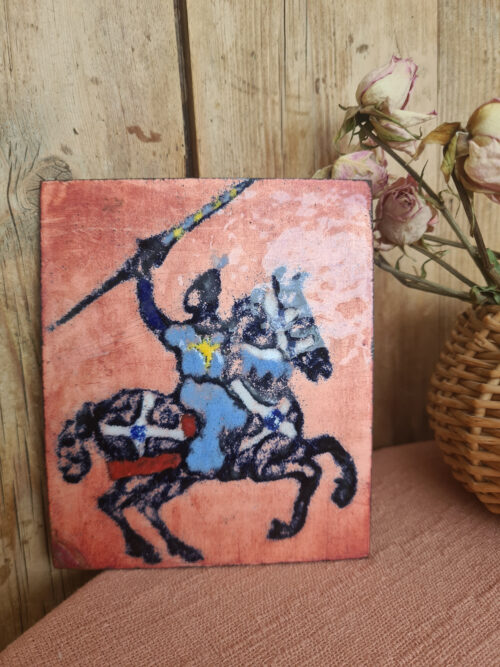 Ensemble d'Émaux sur Cuivre Chevalier - Artisanat Exceptionnel – Image 7
